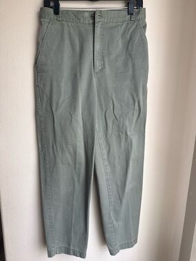 Olive Green Casual Trousers